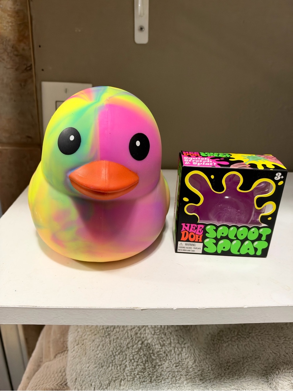 Nee Doh Sploot Splat and Tie-Dye Jumbo Duck Swishy